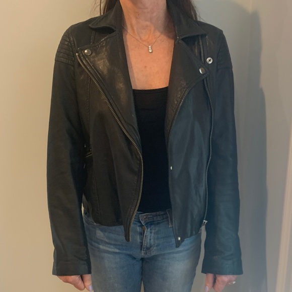 Marc By Marc Jacobs Leather Motorcycle Jacket S - Picture 1 of 7